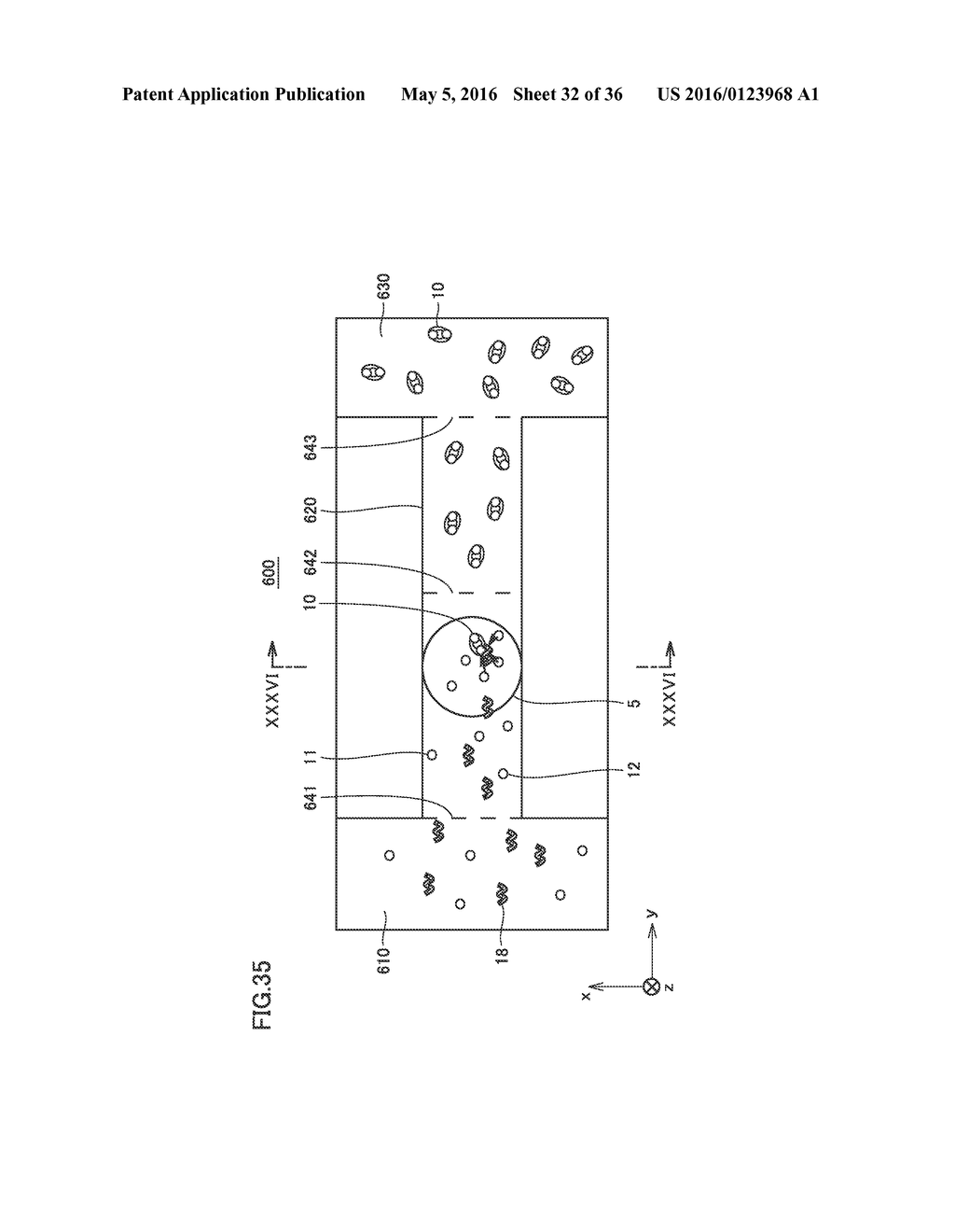 DEVICE AND METHOD FOR DETECTING AN ANALYTE - diagram, schematic, and image 33