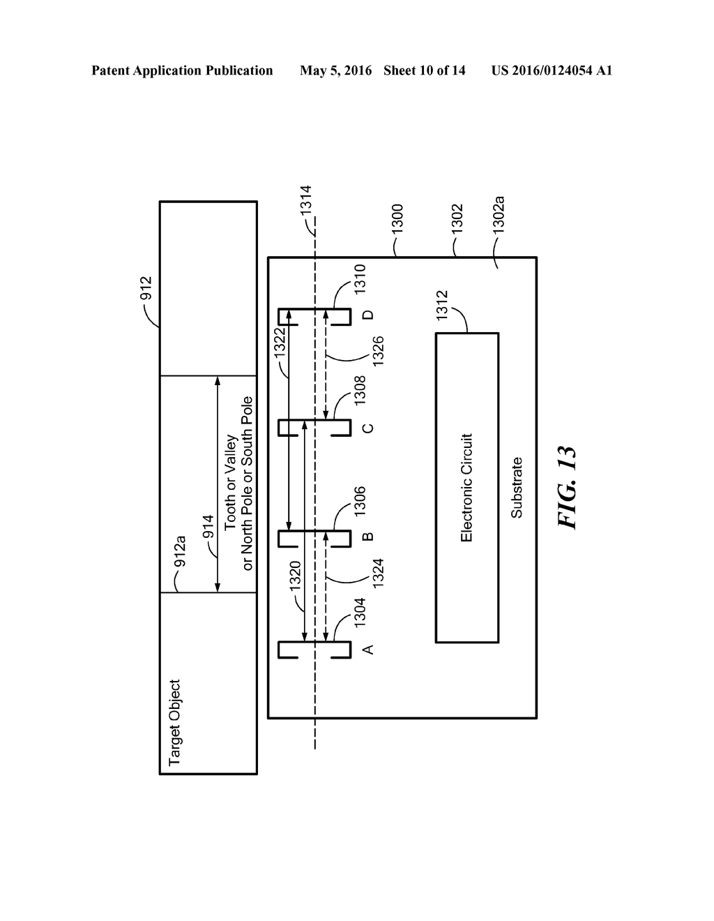 Magnetic Field Sensor and Electronic Circuit That Pass Amplifier Current     Through a Magnetoresistance Element - diagram, schematic, and image 11