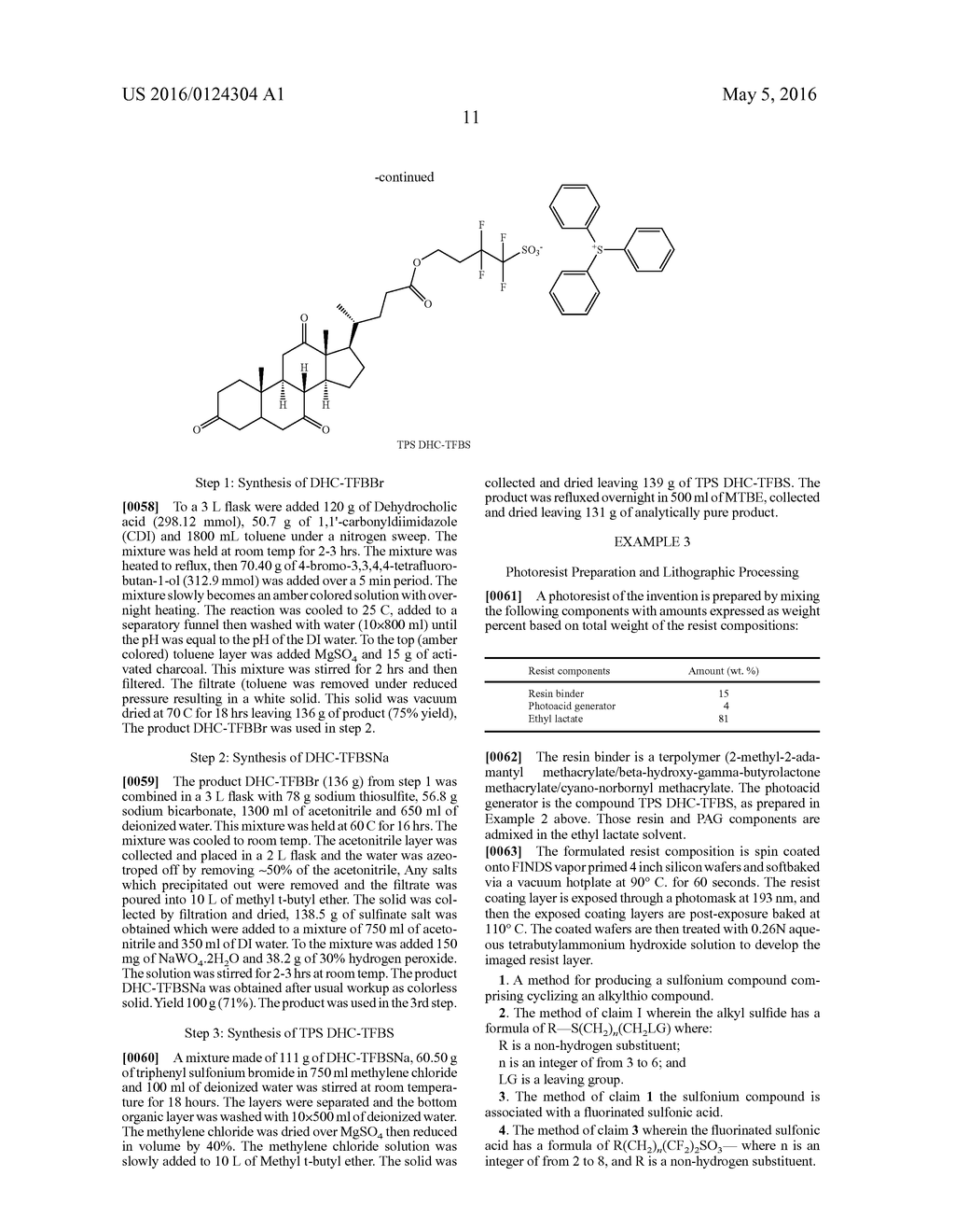 PHOTOACID GENERATORS AND PHOTORESISTS COMPRISING SAME - diagram, schematic, and image 12