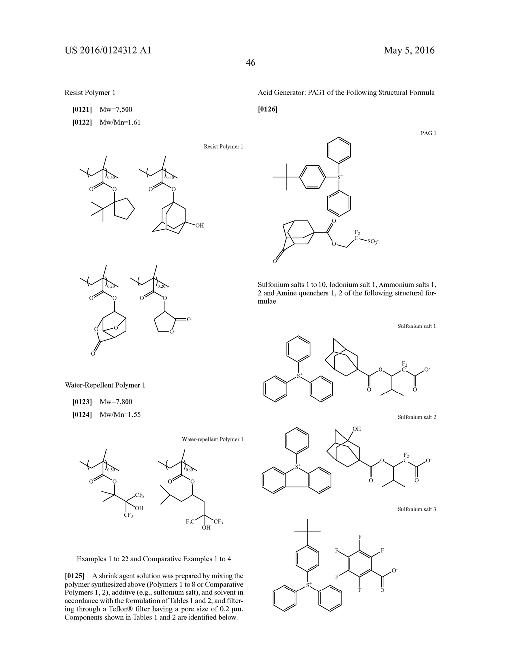 PATTERN FORMING PROCESS AND SHRINK AGENT - diagram, schematic, and image 49