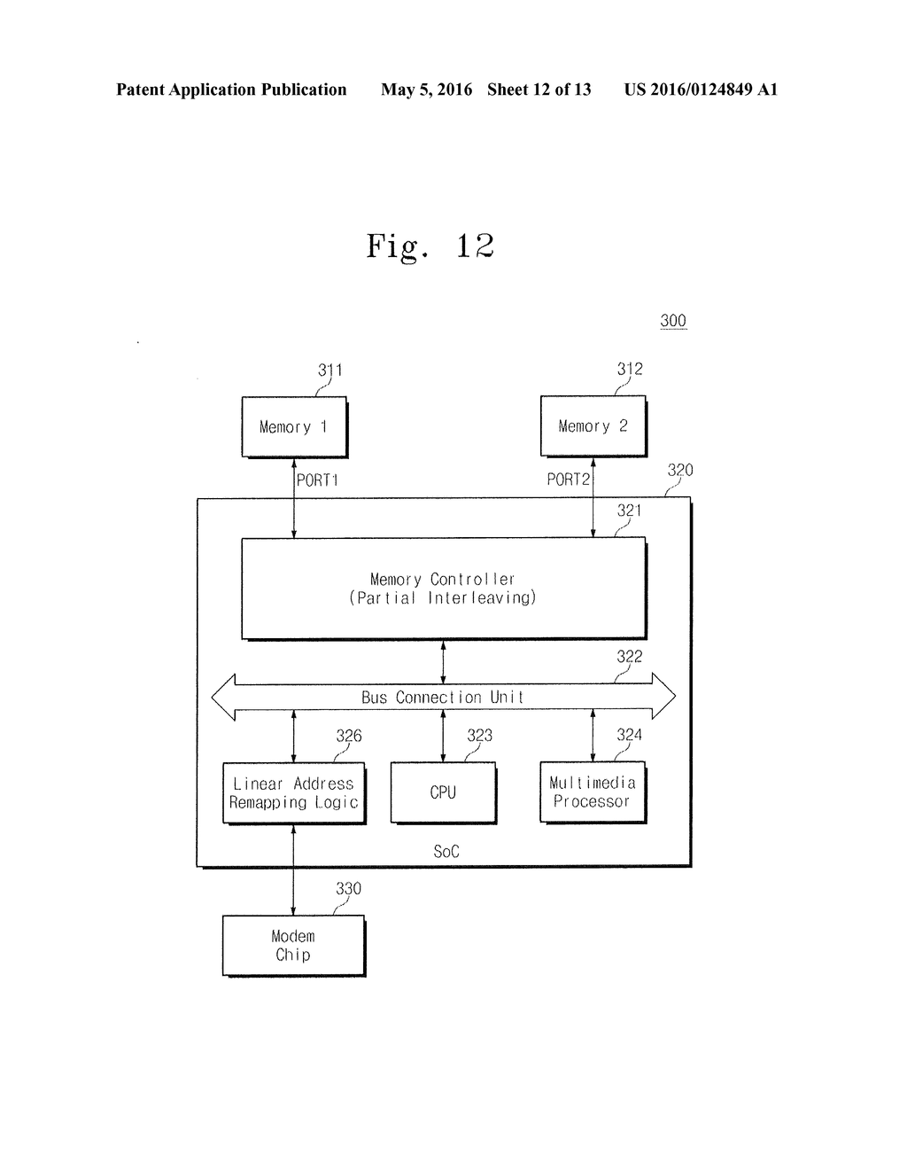 MEMORY SYSTEM AND SOC INCLUDING LINEAR ADDRESSS REMAPPING LOGIC - diagram, schematic, and image 13