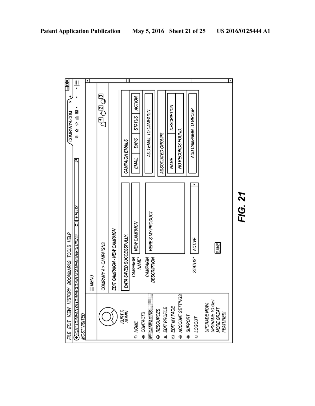 SYSTEMS AND METHODS FOR ENHANCED CUSTOMER LEAD GENERATION, CAPTURE, AND     MANAGEMENT - diagram, schematic, and image 22