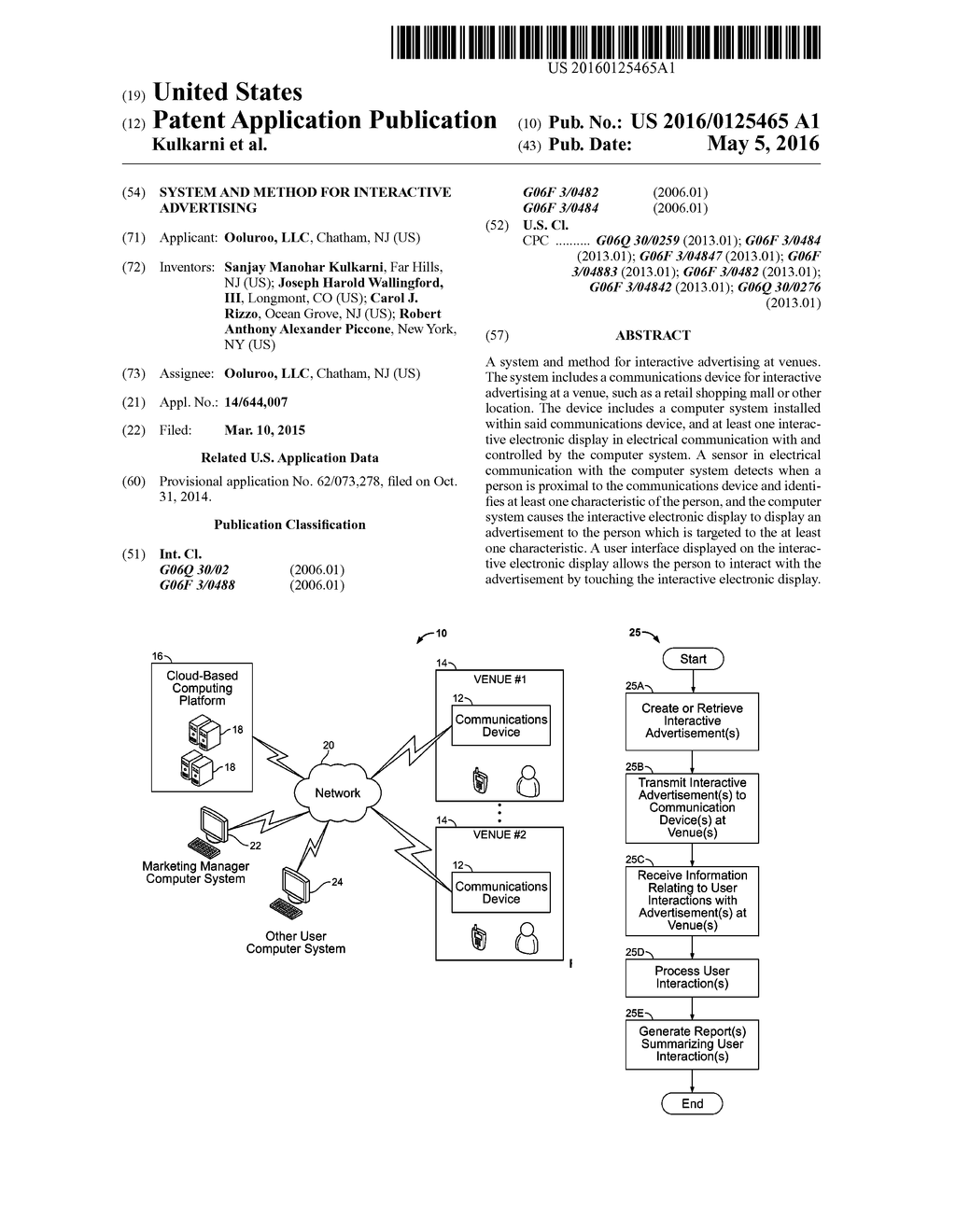 System and Method for Interactive Advertising - diagram, schematic, and image 01