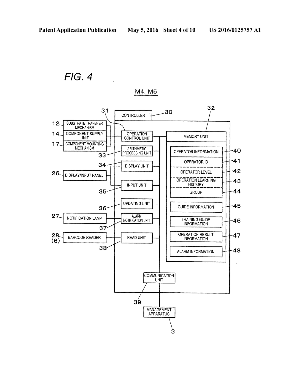 OPERATOR SUPPORT SYSTEM, OPERATOR SUPPORT METHOD AND COMPONENT MOUNTING     APPARATUS - diagram, schematic, and image 05