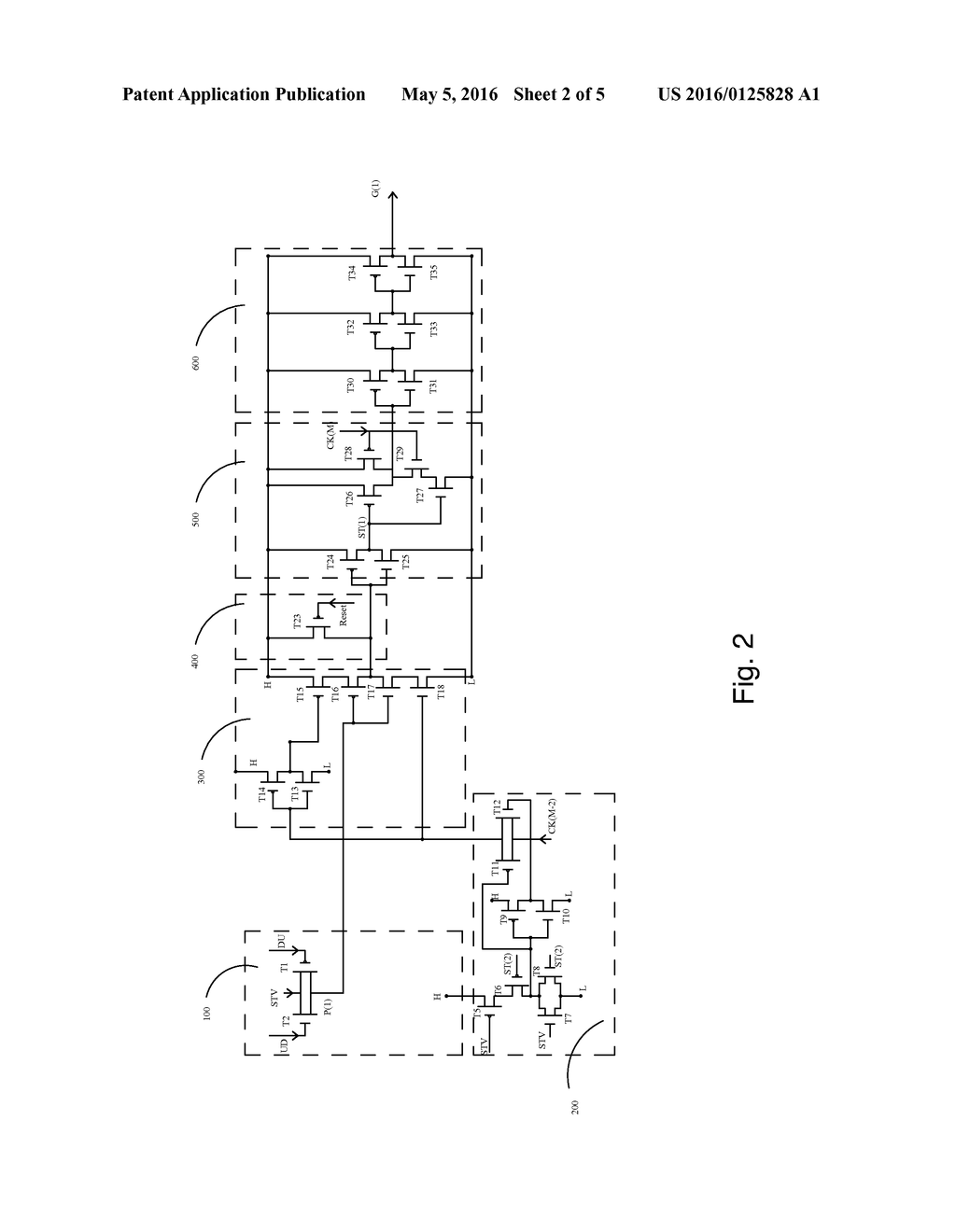 GOA CIRCUIT OF LTPS SEMICONDUCTOR TFT - diagram, schematic, and image 03