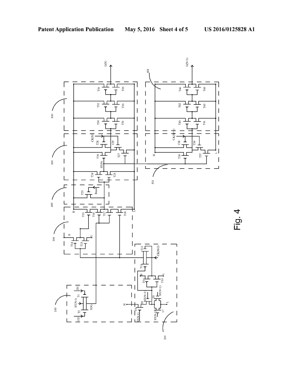 GOA CIRCUIT OF LTPS SEMICONDUCTOR TFT - diagram, schematic, and image 05