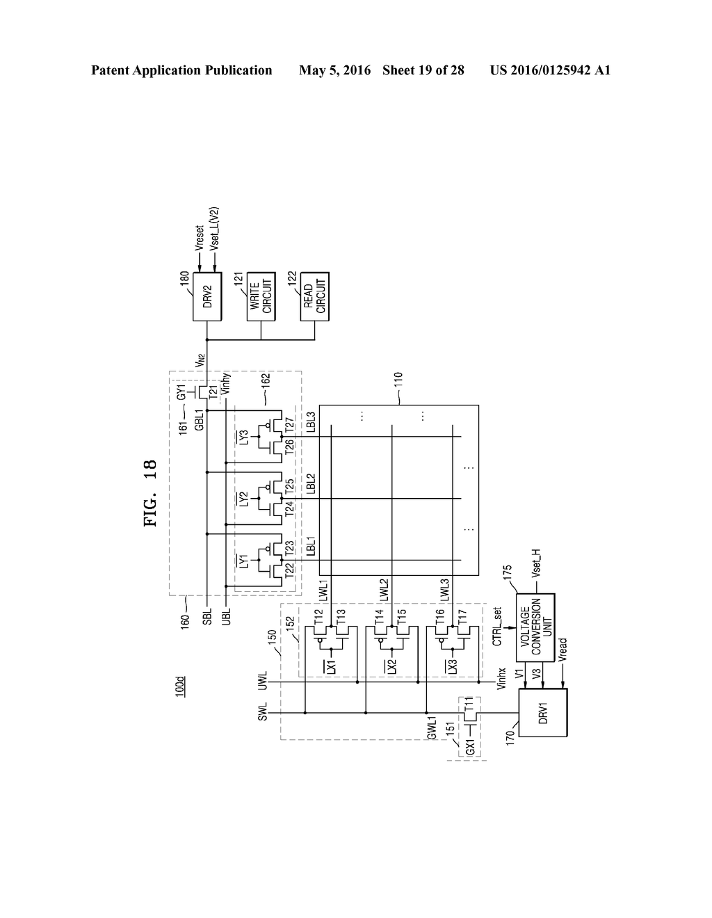 RESISTIVE MEMORY DEVICE AND OPERATING METHOD - diagram, schematic, and image 20