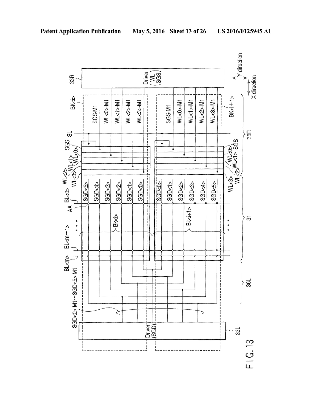 THREE DIMENSIONAL STACKED NONVOLATILE SEMICONDUCTOR MEMORY - diagram, schematic, and image 14