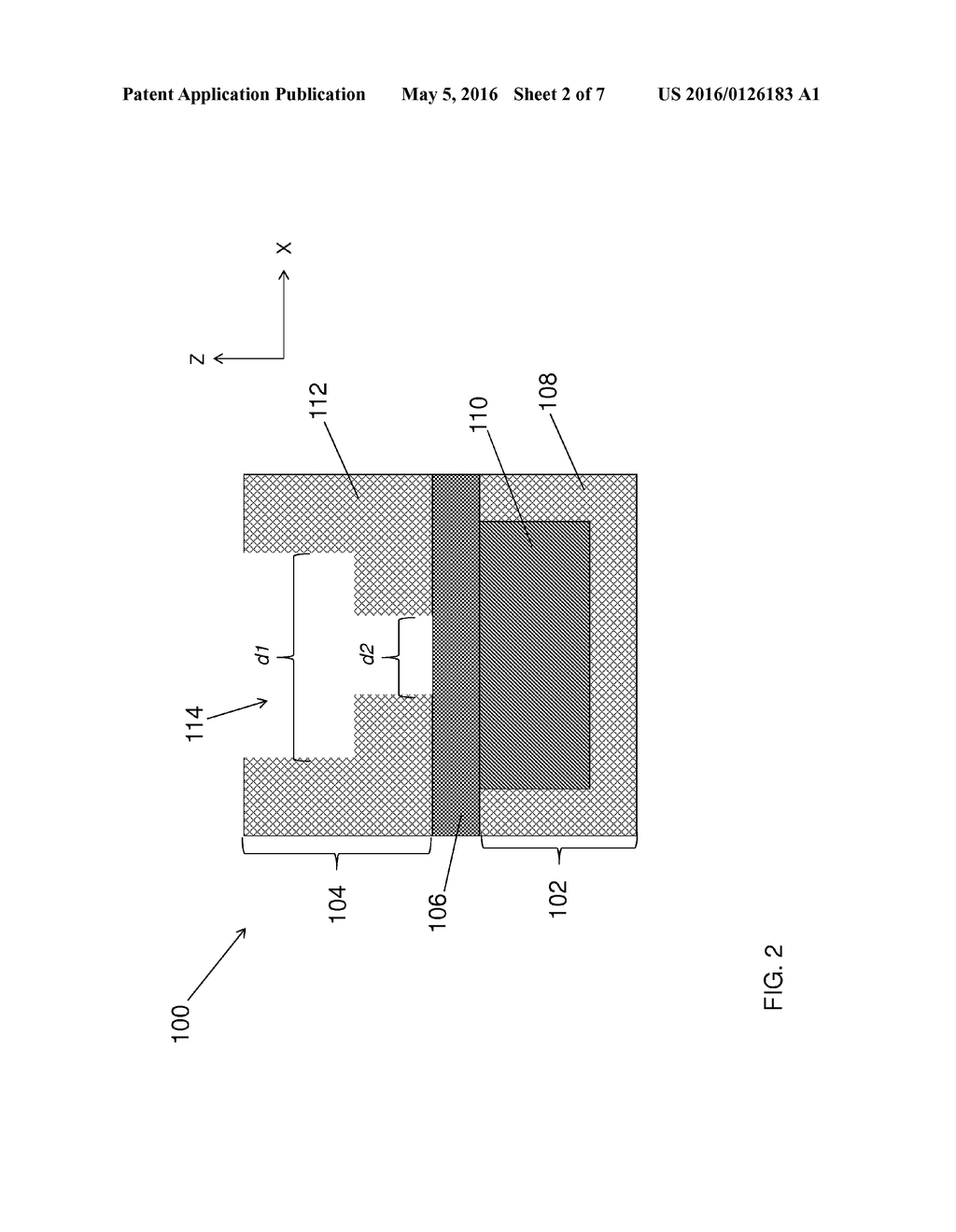 ELECTRICALLY CONDUCTIVE INTERCONNECT INCLUDING VIA HAVING INCREASED     CONTACT SURFACE AREA - diagram, schematic, and image 03