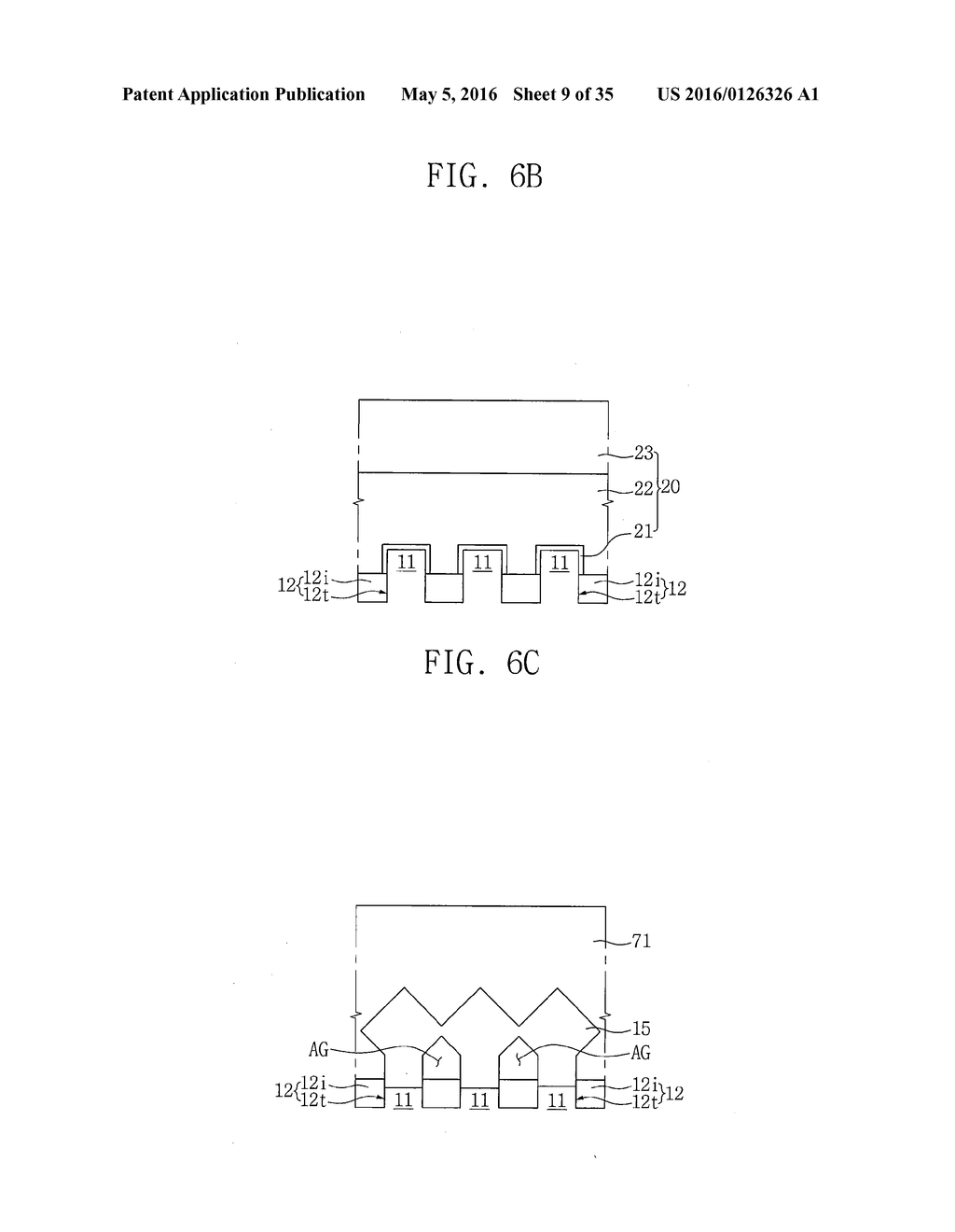 Semiconductor Devices Including Contact Patterns Having a Rising Portion     and a Recessed Portion - diagram, schematic, and image 10