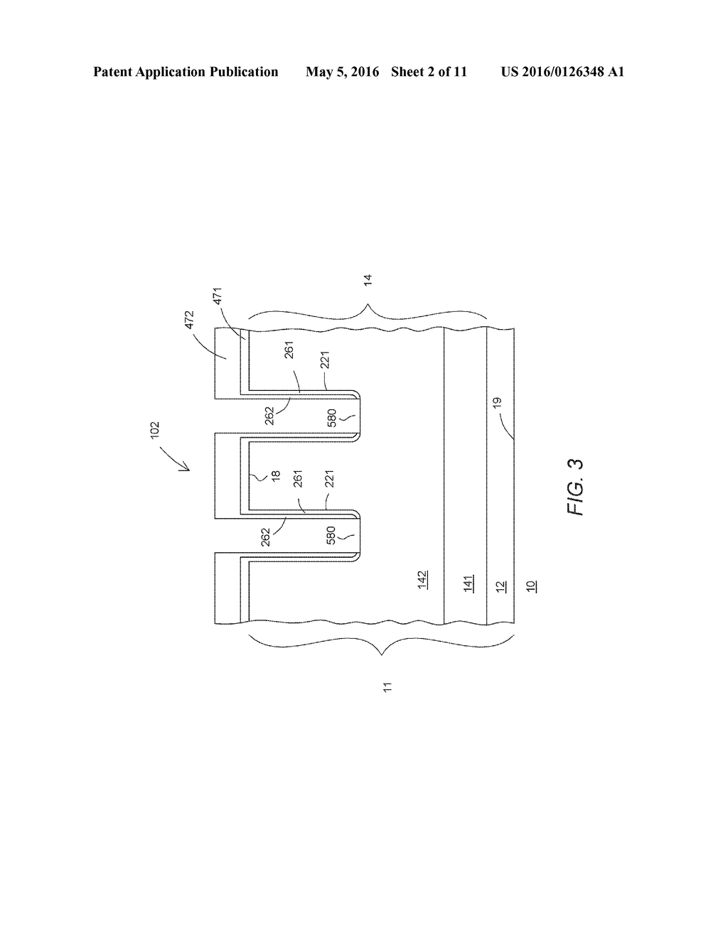 INSULATED GATE SEMICONDUCTOR DEVICE HAVING A SHIELD ELECTRODE STRUCTURE     AND METHOD - diagram, schematic, and image 03