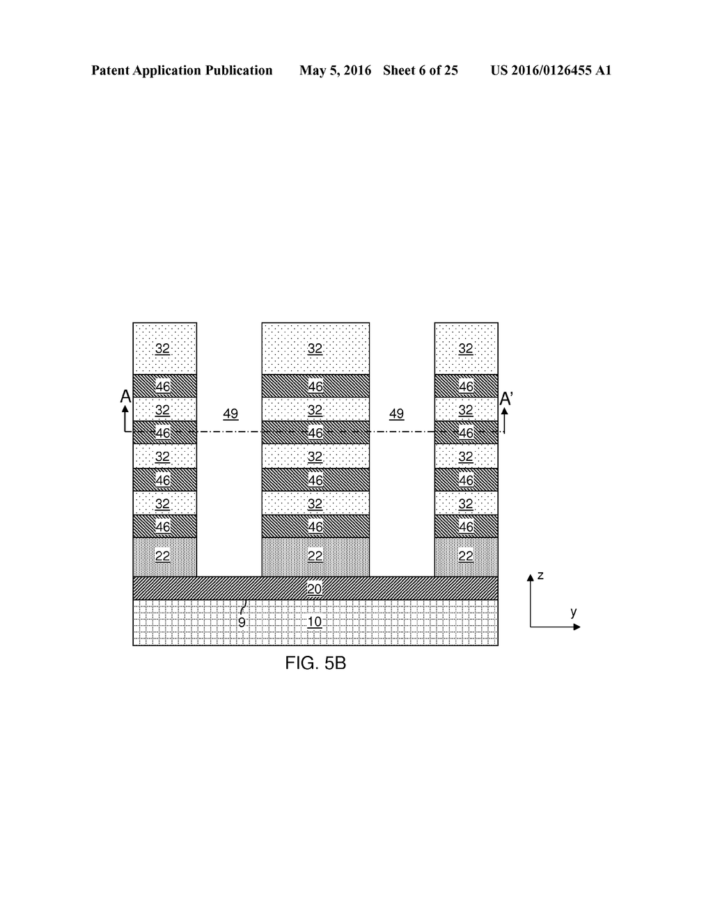 CONCAVE WORD LINE AND CONVEX INTERLAYER DIELECTRIC FOR PROTECTING A     READ/WRITE LAYER - diagram, schematic, and image 07