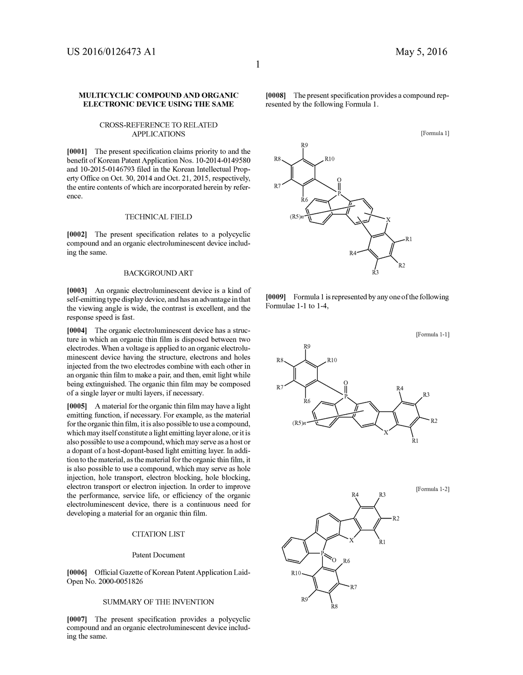 MULTICYCLIC COMPOUND AND ORGANIC ELECTRONIC DEVICE USING THE SAME - diagram, schematic, and image 04