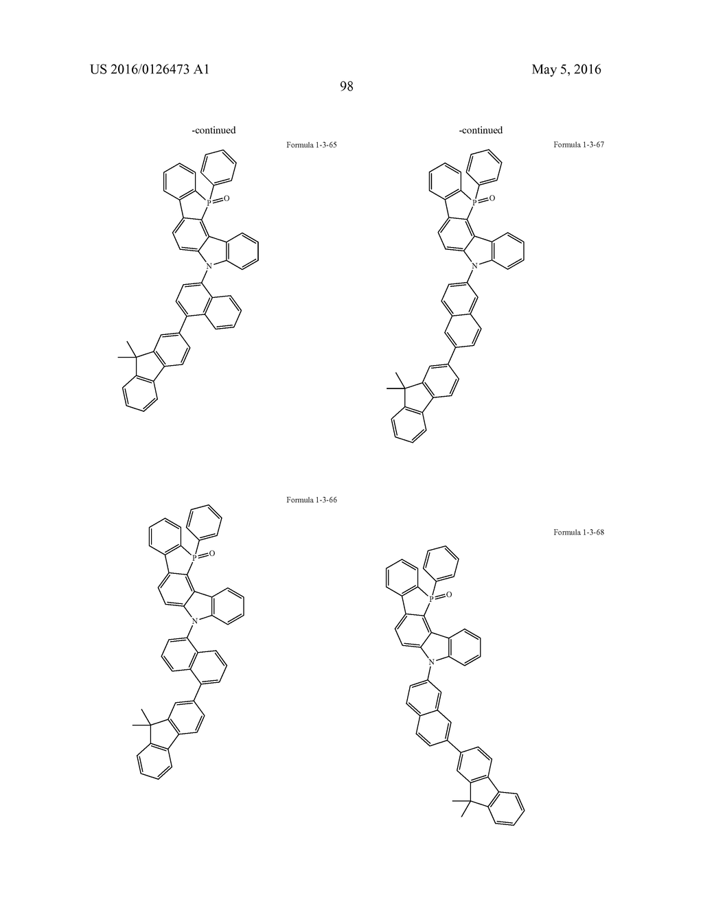 MULTICYCLIC COMPOUND AND ORGANIC ELECTRONIC DEVICE USING THE SAME - diagram, schematic, and image 101