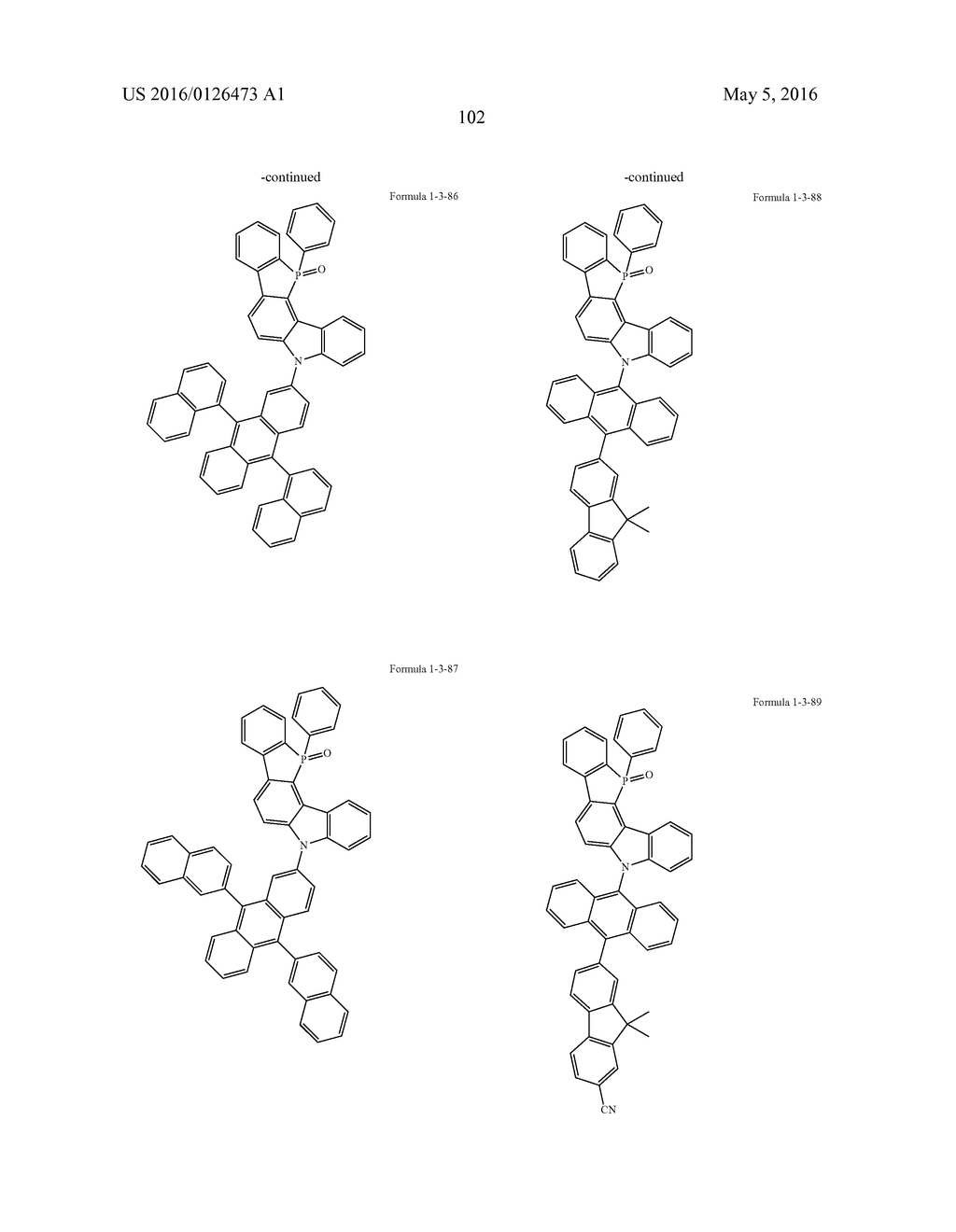 MULTICYCLIC COMPOUND AND ORGANIC ELECTRONIC DEVICE USING THE SAME - diagram, schematic, and image 105