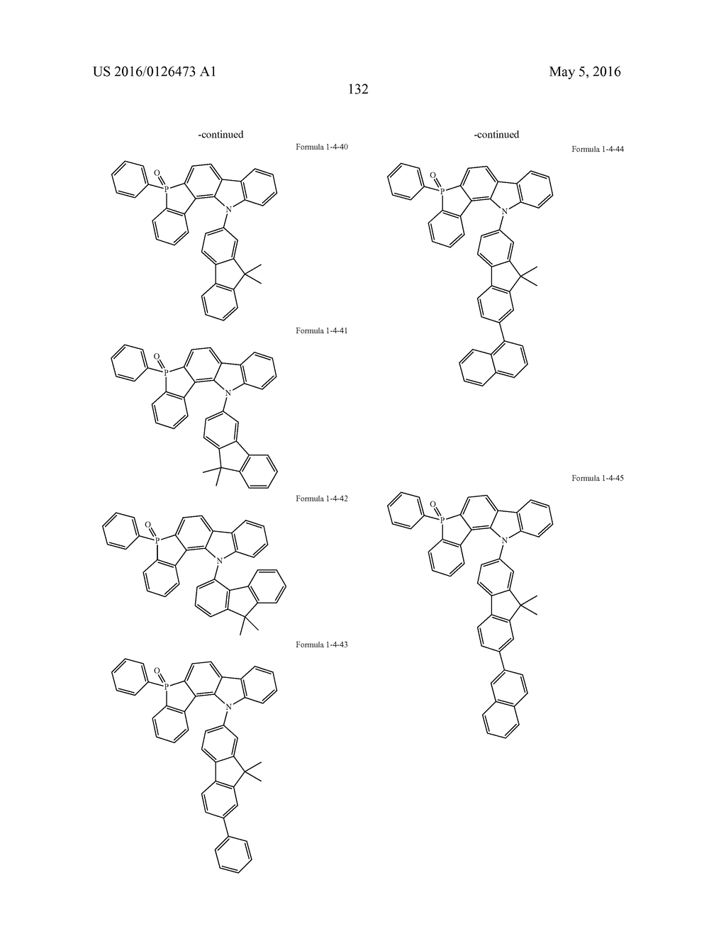 MULTICYCLIC COMPOUND AND ORGANIC ELECTRONIC DEVICE USING THE SAME - diagram, schematic, and image 135