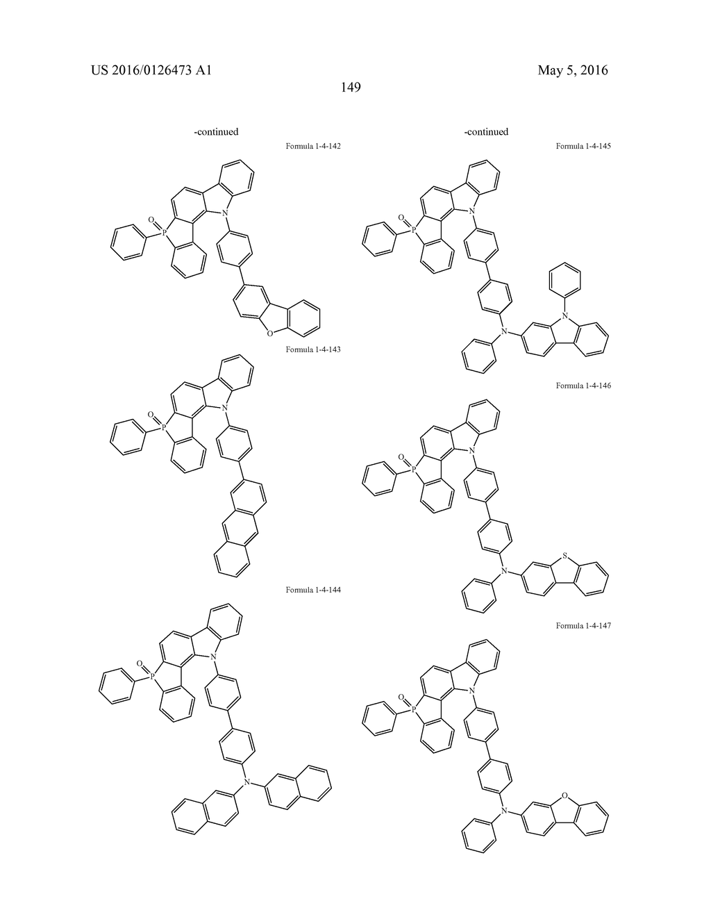 MULTICYCLIC COMPOUND AND ORGANIC ELECTRONIC DEVICE USING THE SAME - diagram, schematic, and image 152