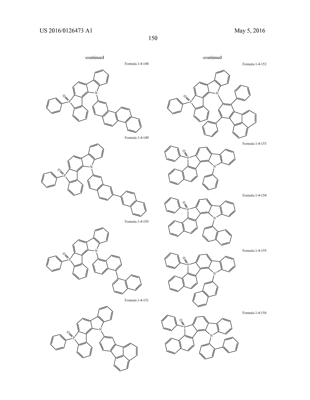 MULTICYCLIC COMPOUND AND ORGANIC ELECTRONIC DEVICE USING THE SAME - diagram, schematic, and image 153