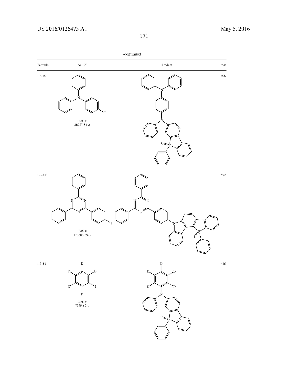 MULTICYCLIC COMPOUND AND ORGANIC ELECTRONIC DEVICE USING THE SAME - diagram, schematic, and image 174