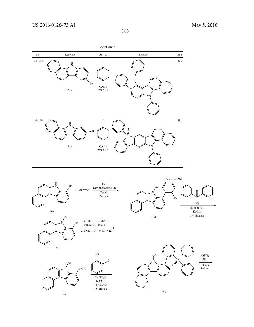 MULTICYCLIC COMPOUND AND ORGANIC ELECTRONIC DEVICE USING THE SAME - diagram, schematic, and image 186