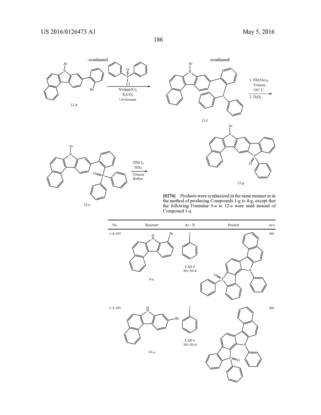 MULTICYCLIC COMPOUND AND ORGANIC ELECTRONIC DEVICE USING THE SAME - diagram, schematic, and image 189