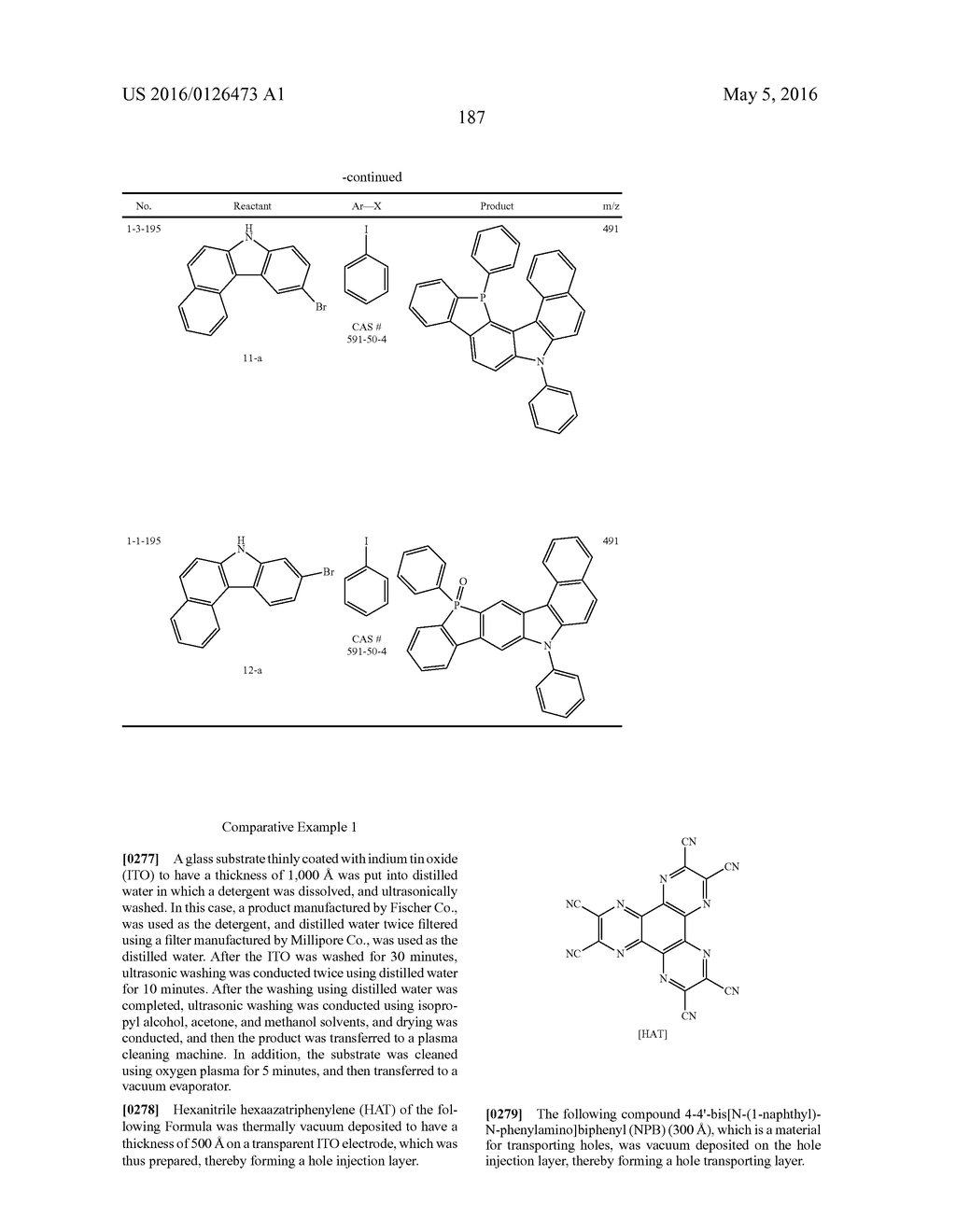 MULTICYCLIC COMPOUND AND ORGANIC ELECTRONIC DEVICE USING THE SAME - diagram, schematic, and image 190