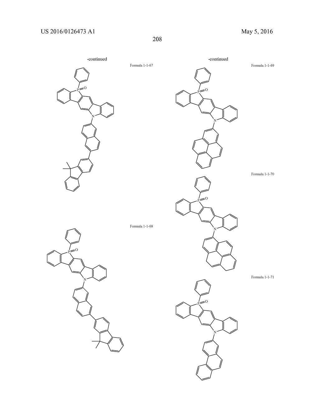 MULTICYCLIC COMPOUND AND ORGANIC ELECTRONIC DEVICE USING THE SAME - diagram, schematic, and image 211