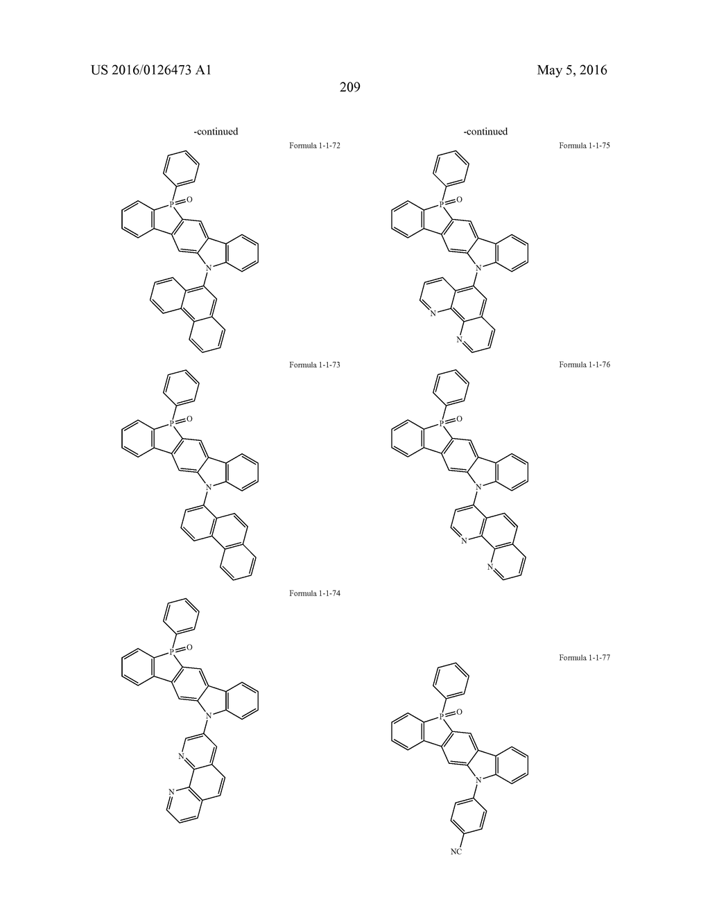 MULTICYCLIC COMPOUND AND ORGANIC ELECTRONIC DEVICE USING THE SAME - diagram, schematic, and image 212