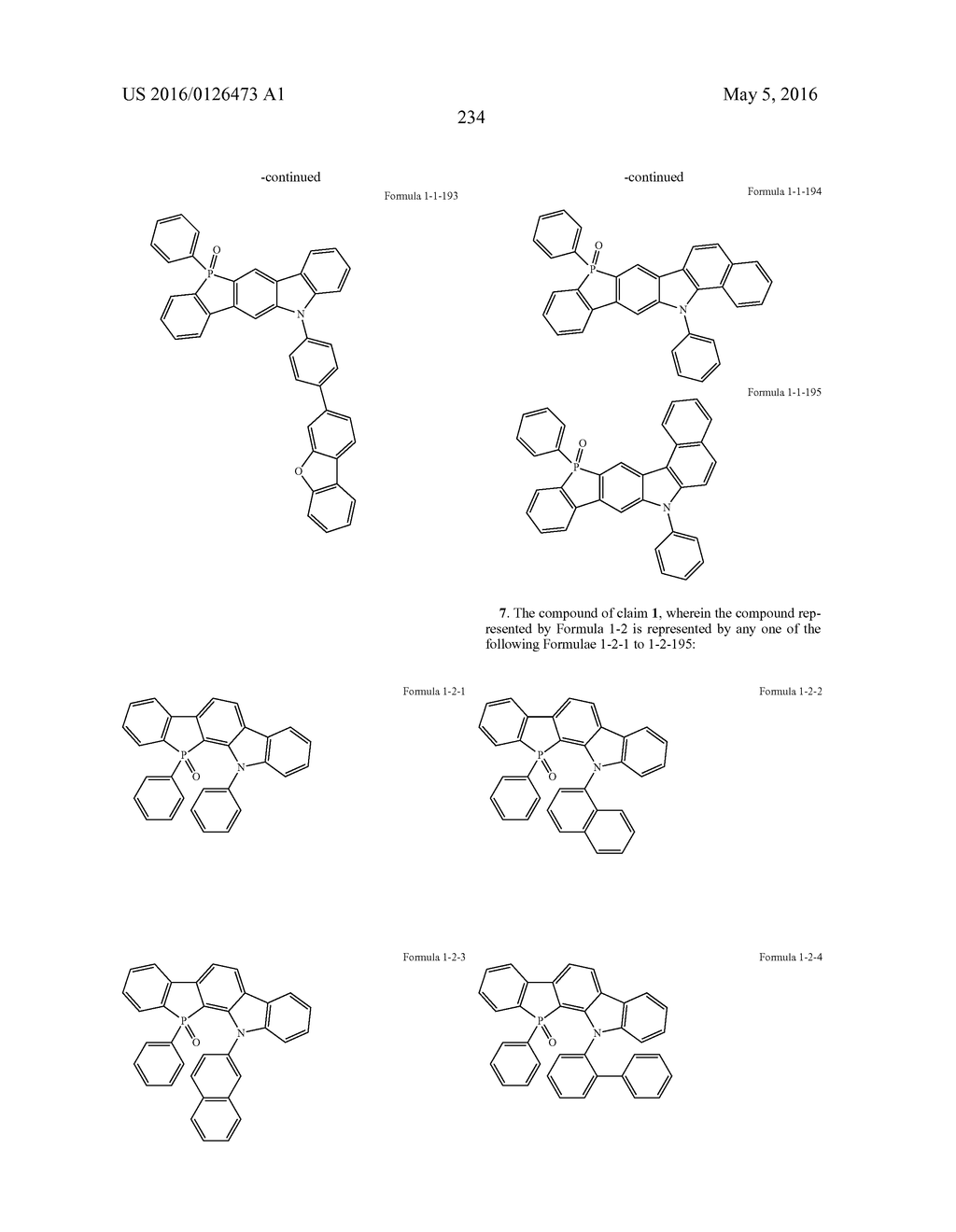 MULTICYCLIC COMPOUND AND ORGANIC ELECTRONIC DEVICE USING THE SAME - diagram, schematic, and image 237