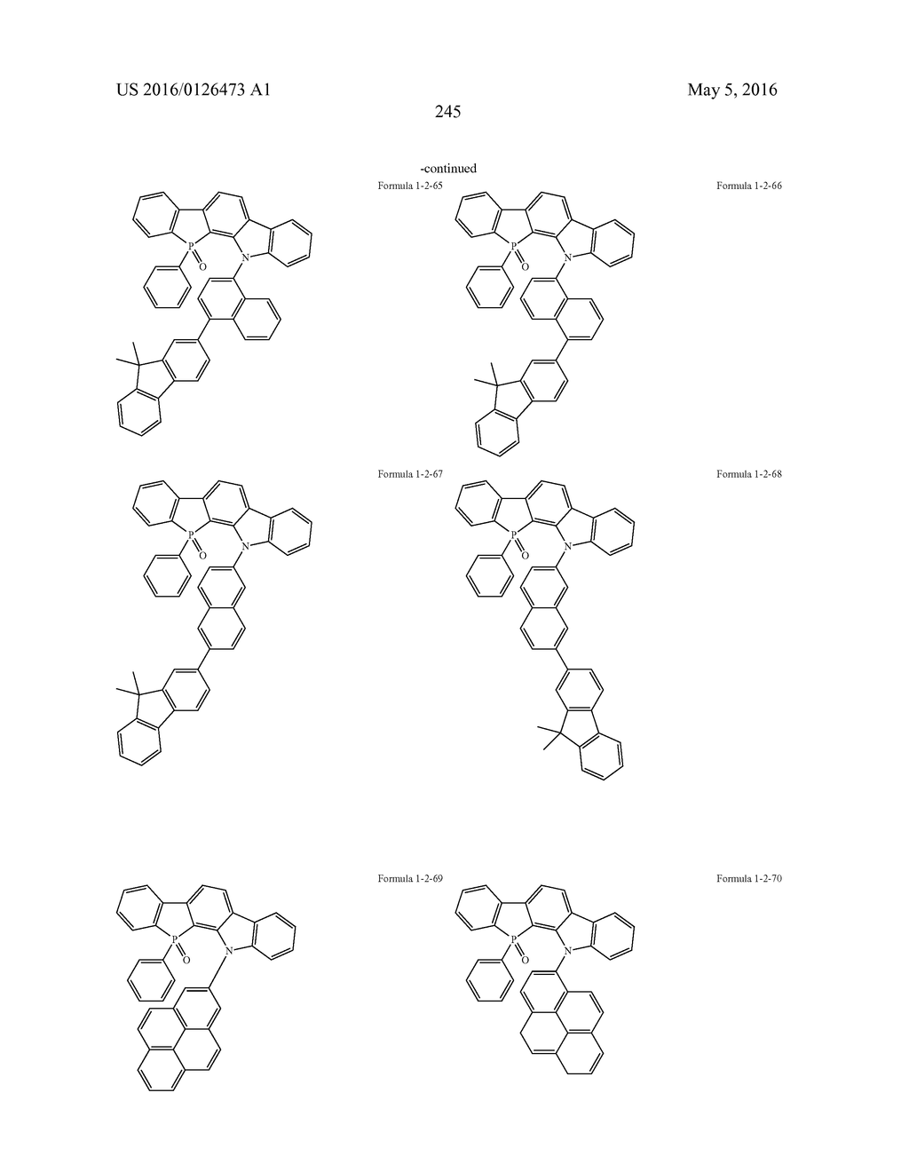 MULTICYCLIC COMPOUND AND ORGANIC ELECTRONIC DEVICE USING THE SAME - diagram, schematic, and image 248