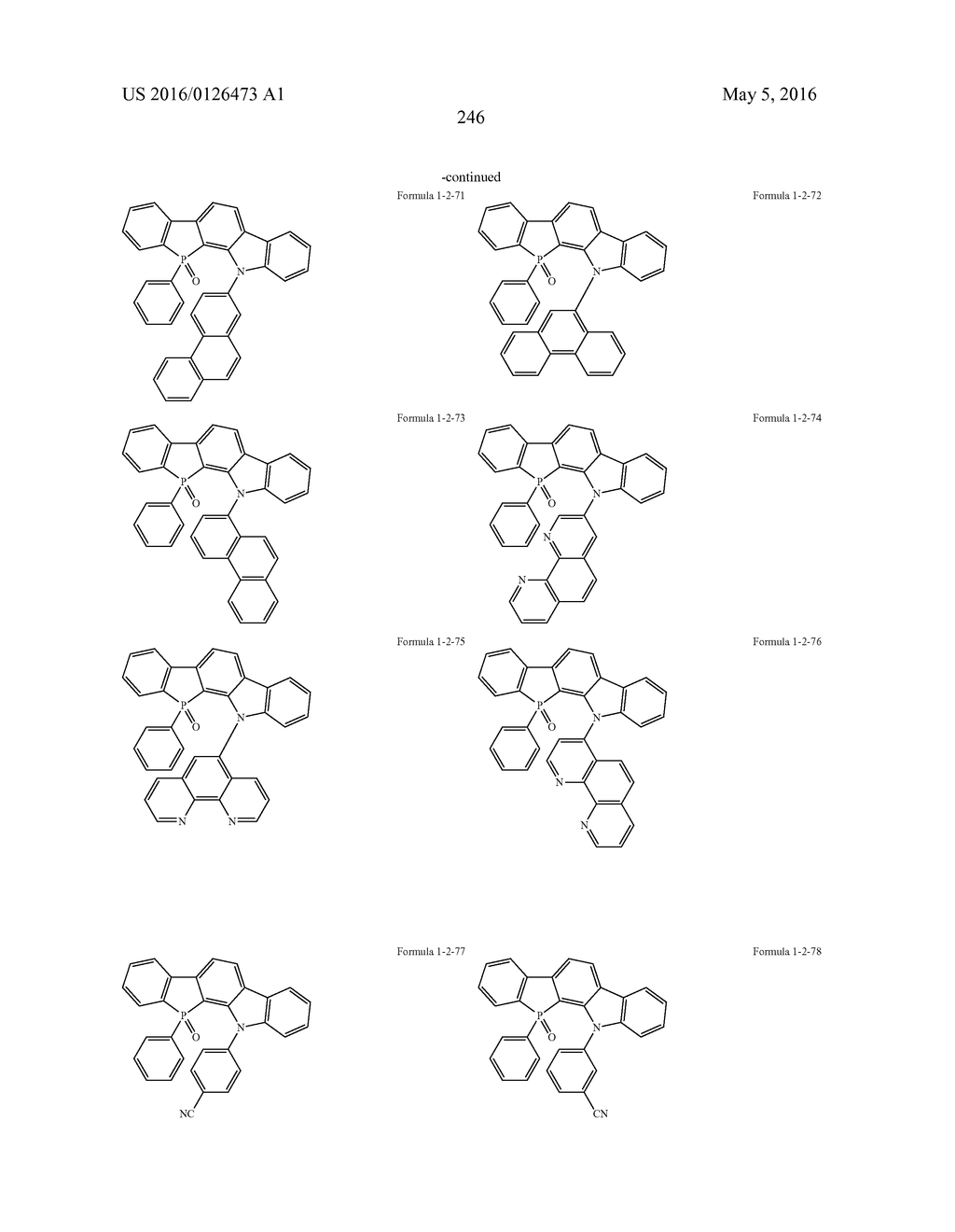 MULTICYCLIC COMPOUND AND ORGANIC ELECTRONIC DEVICE USING THE SAME - diagram, schematic, and image 249