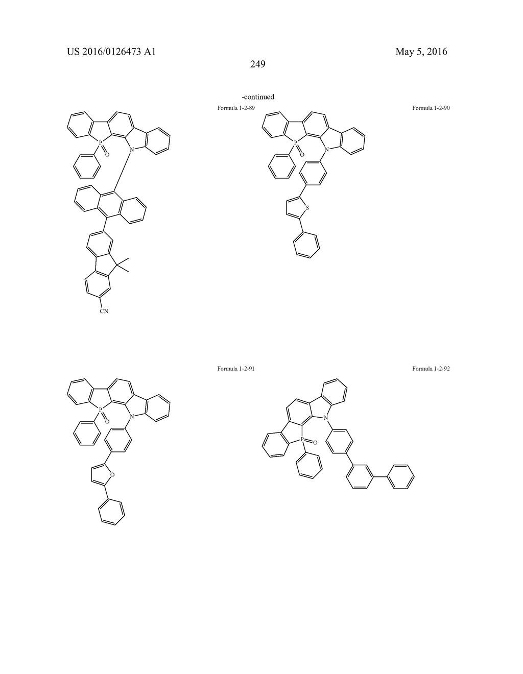 MULTICYCLIC COMPOUND AND ORGANIC ELECTRONIC DEVICE USING THE SAME - diagram, schematic, and image 252