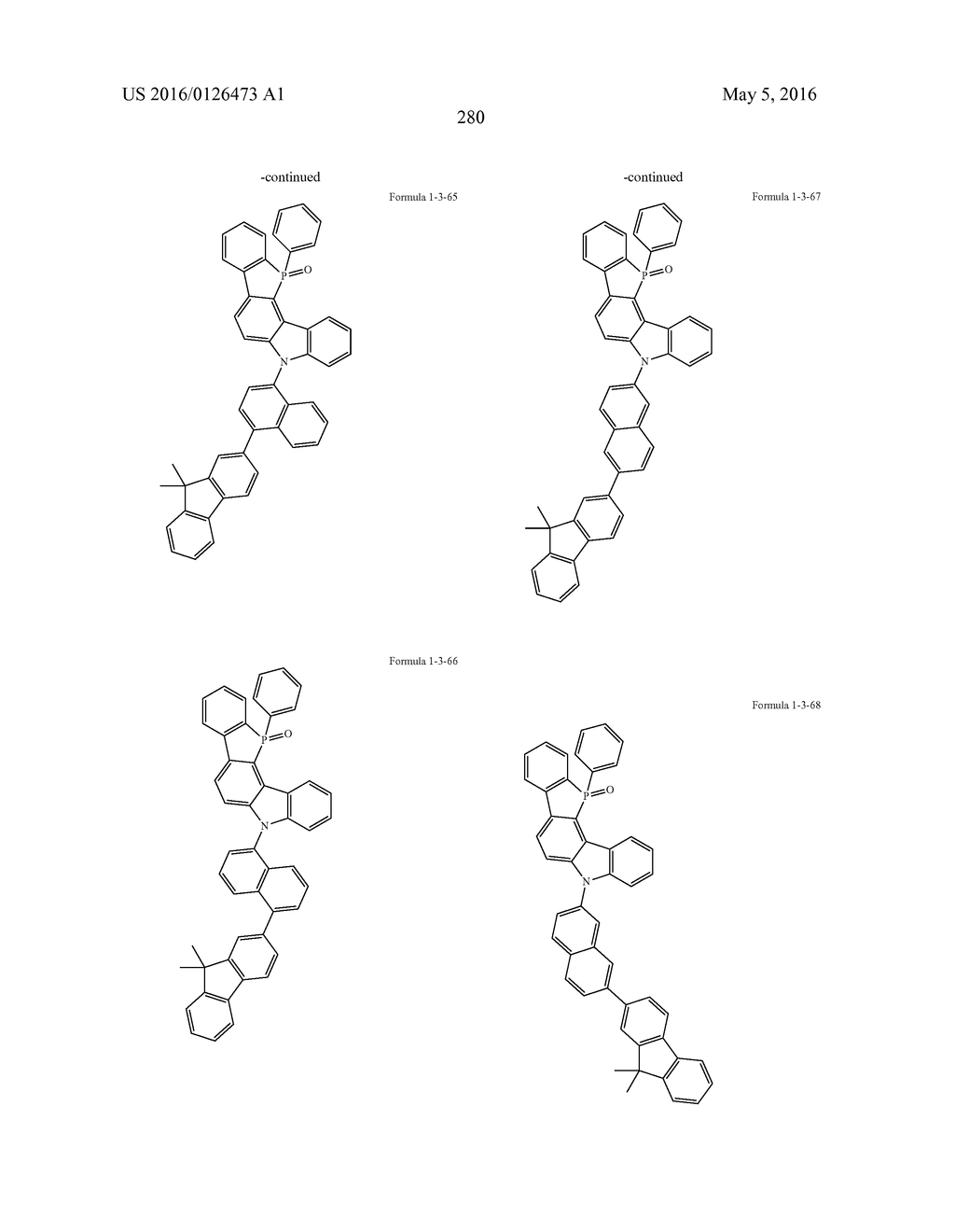 MULTICYCLIC COMPOUND AND ORGANIC ELECTRONIC DEVICE USING THE SAME - diagram, schematic, and image 283