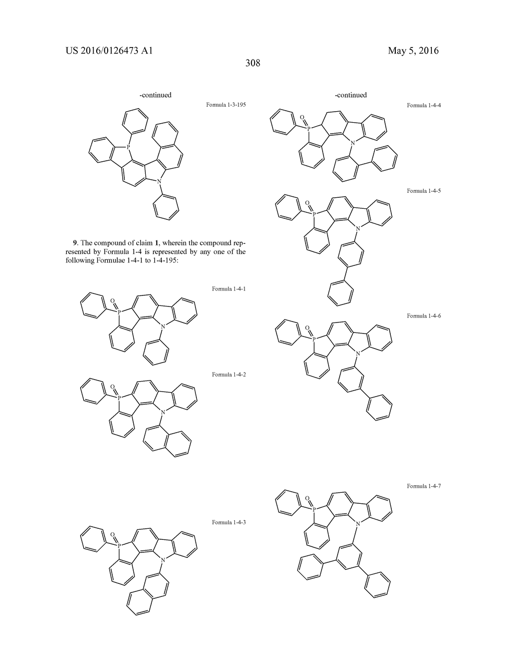 MULTICYCLIC COMPOUND AND ORGANIC ELECTRONIC DEVICE USING THE SAME - diagram, schematic, and image 311