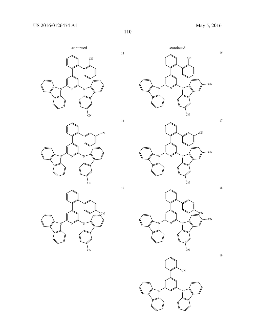 CARBAZOLE-BASED COMPOUND AND ORGANIC LIGHT-EMITTING DEVICE INCLUDING THE     SAME - diagram, schematic, and image 112