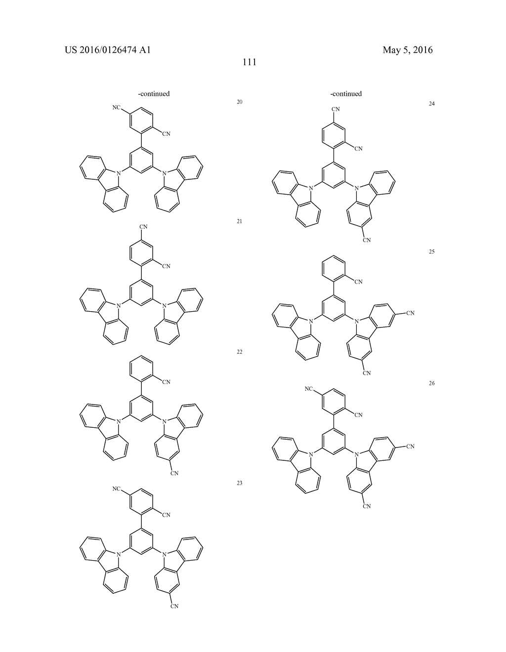 CARBAZOLE-BASED COMPOUND AND ORGANIC LIGHT-EMITTING DEVICE INCLUDING THE     SAME - diagram, schematic, and image 113