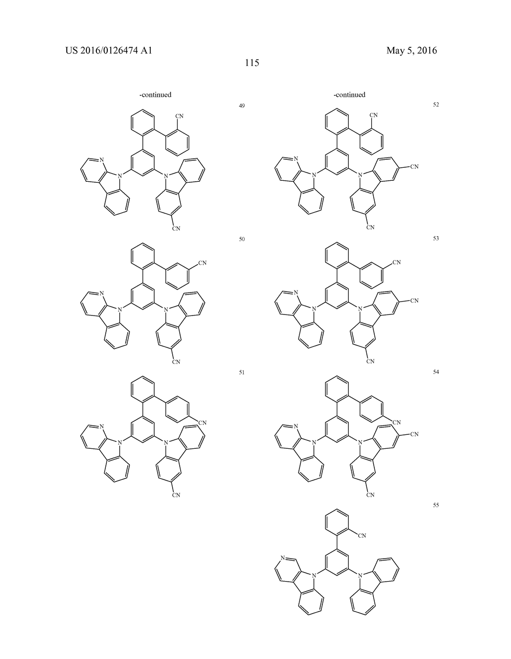 CARBAZOLE-BASED COMPOUND AND ORGANIC LIGHT-EMITTING DEVICE INCLUDING THE     SAME - diagram, schematic, and image 117