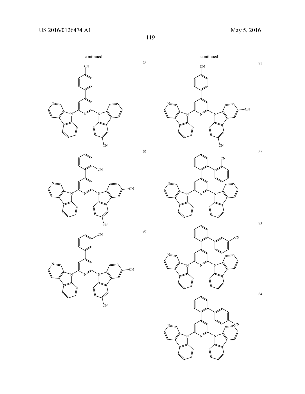 CARBAZOLE-BASED COMPOUND AND ORGANIC LIGHT-EMITTING DEVICE INCLUDING THE     SAME - diagram, schematic, and image 121