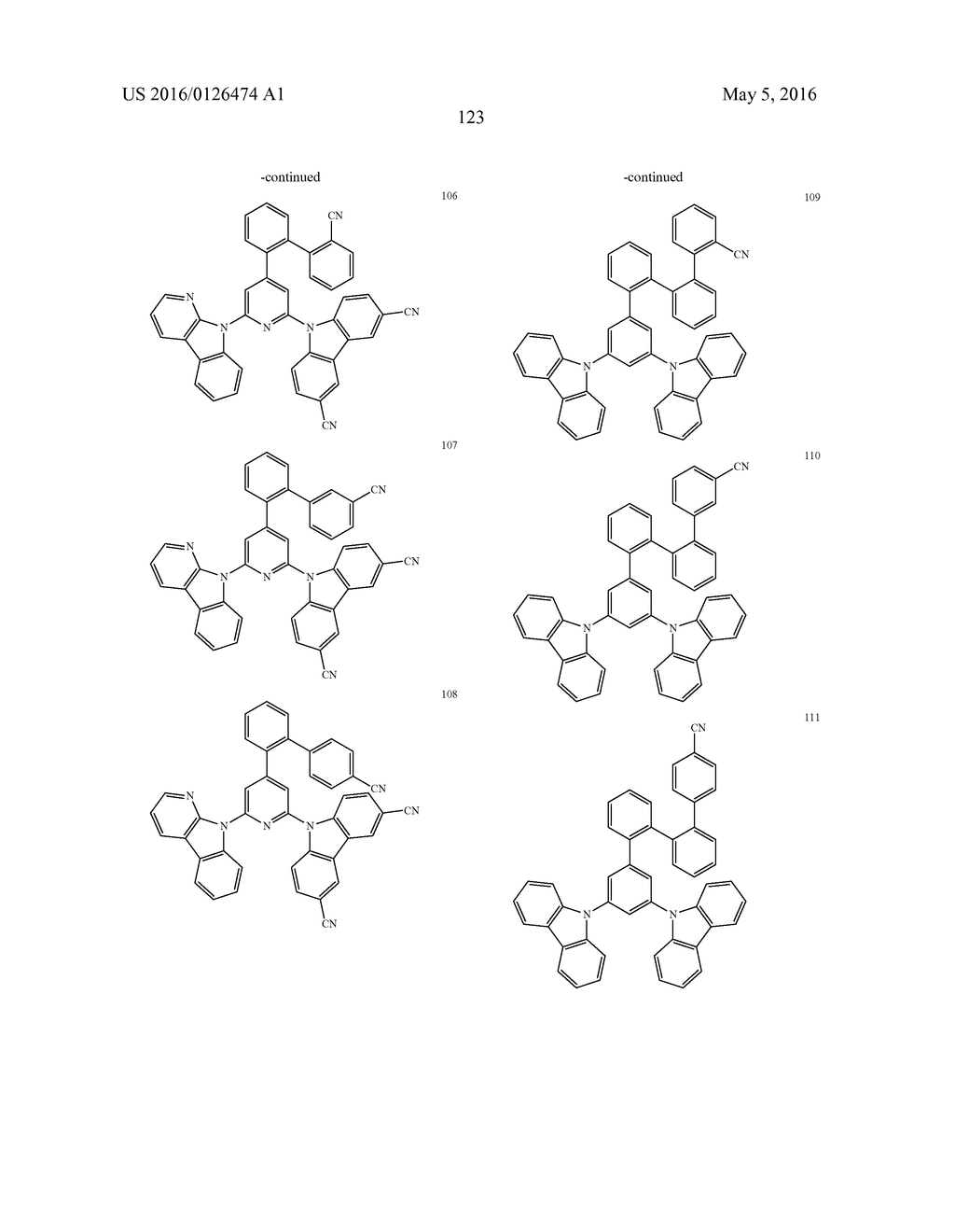 CARBAZOLE-BASED COMPOUND AND ORGANIC LIGHT-EMITTING DEVICE INCLUDING THE     SAME - diagram, schematic, and image 125