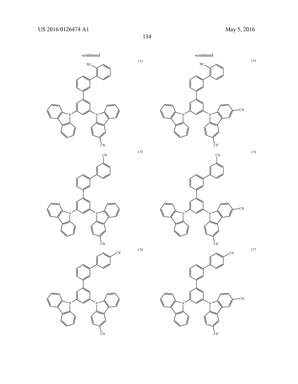 CARBAZOLE-BASED COMPOUND AND ORGANIC LIGHT-EMITTING DEVICE INCLUDING THE     SAME - diagram, schematic, and image 136