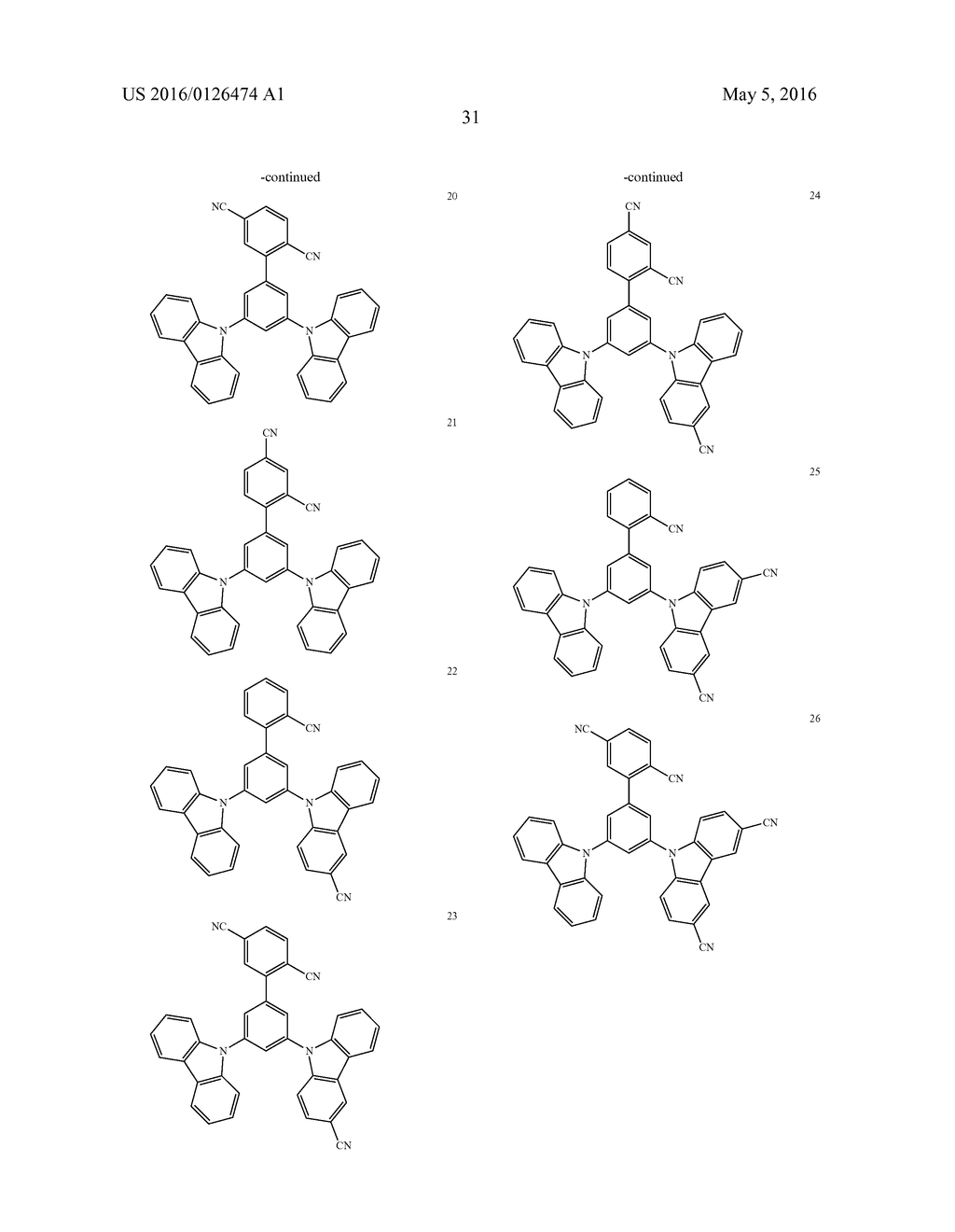 CARBAZOLE-BASED COMPOUND AND ORGANIC LIGHT-EMITTING DEVICE INCLUDING THE     SAME - diagram, schematic, and image 33