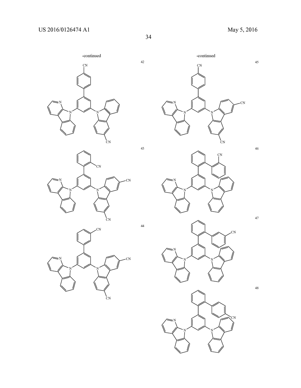 CARBAZOLE-BASED COMPOUND AND ORGANIC LIGHT-EMITTING DEVICE INCLUDING THE     SAME - diagram, schematic, and image 36