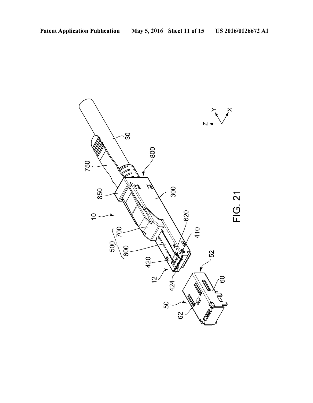 CONNECTOR AND CONNECTOR ASSEMBLY - diagram, schematic, and image 12