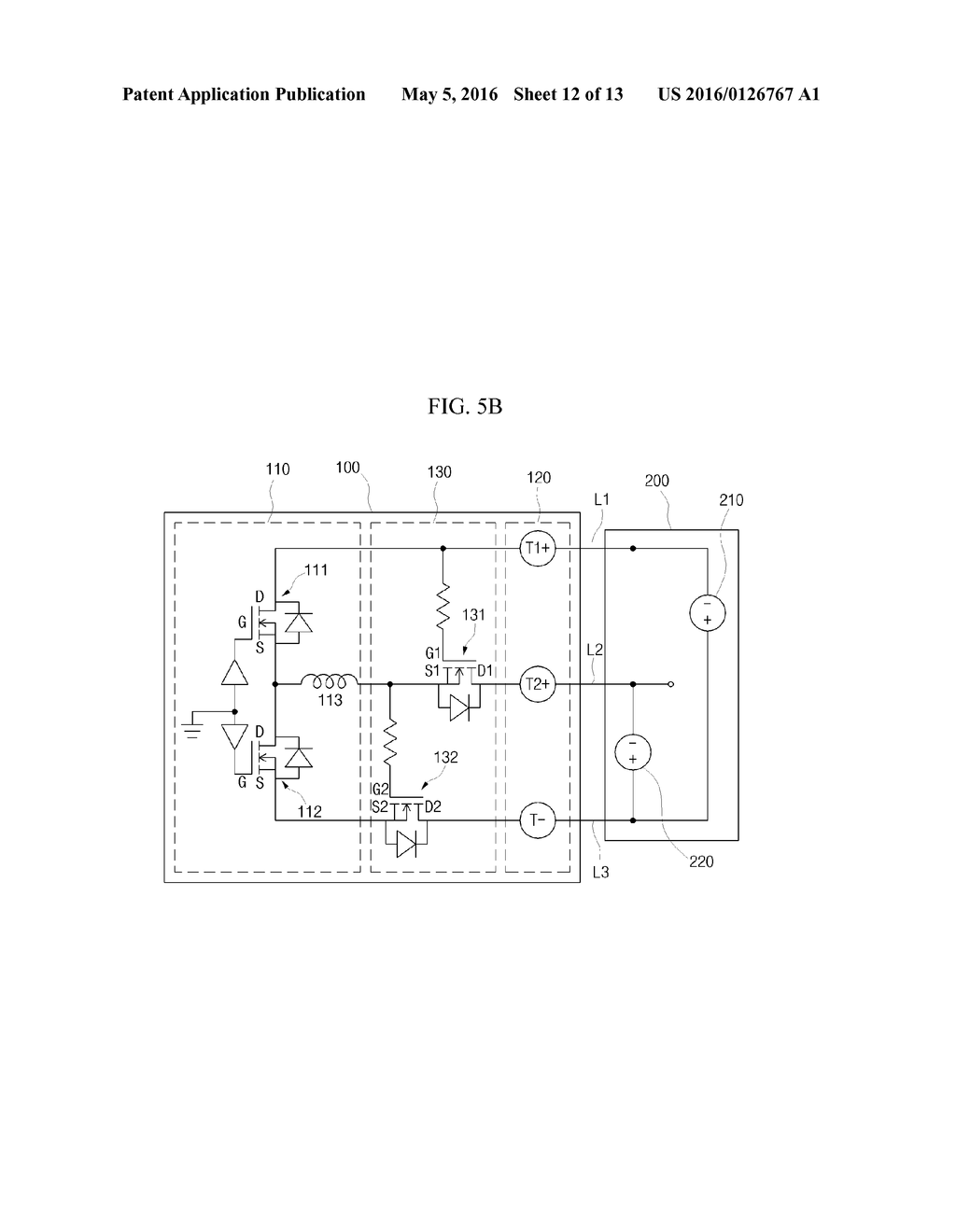 DC-DC CONVERTER WITH PROTECTION CIRCUIT FOR CONNECTION ERROR - diagram, schematic, and image 13