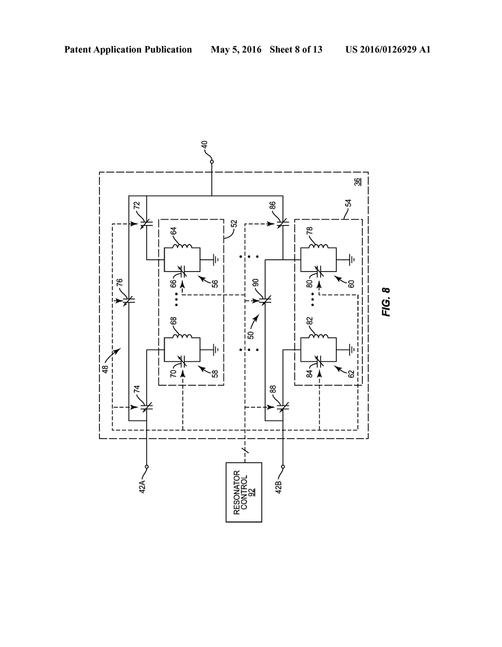 RADIO FREQUENCY FILTERING CIRCUITRY WITH RESONATORS - diagram, schematic, and image 09