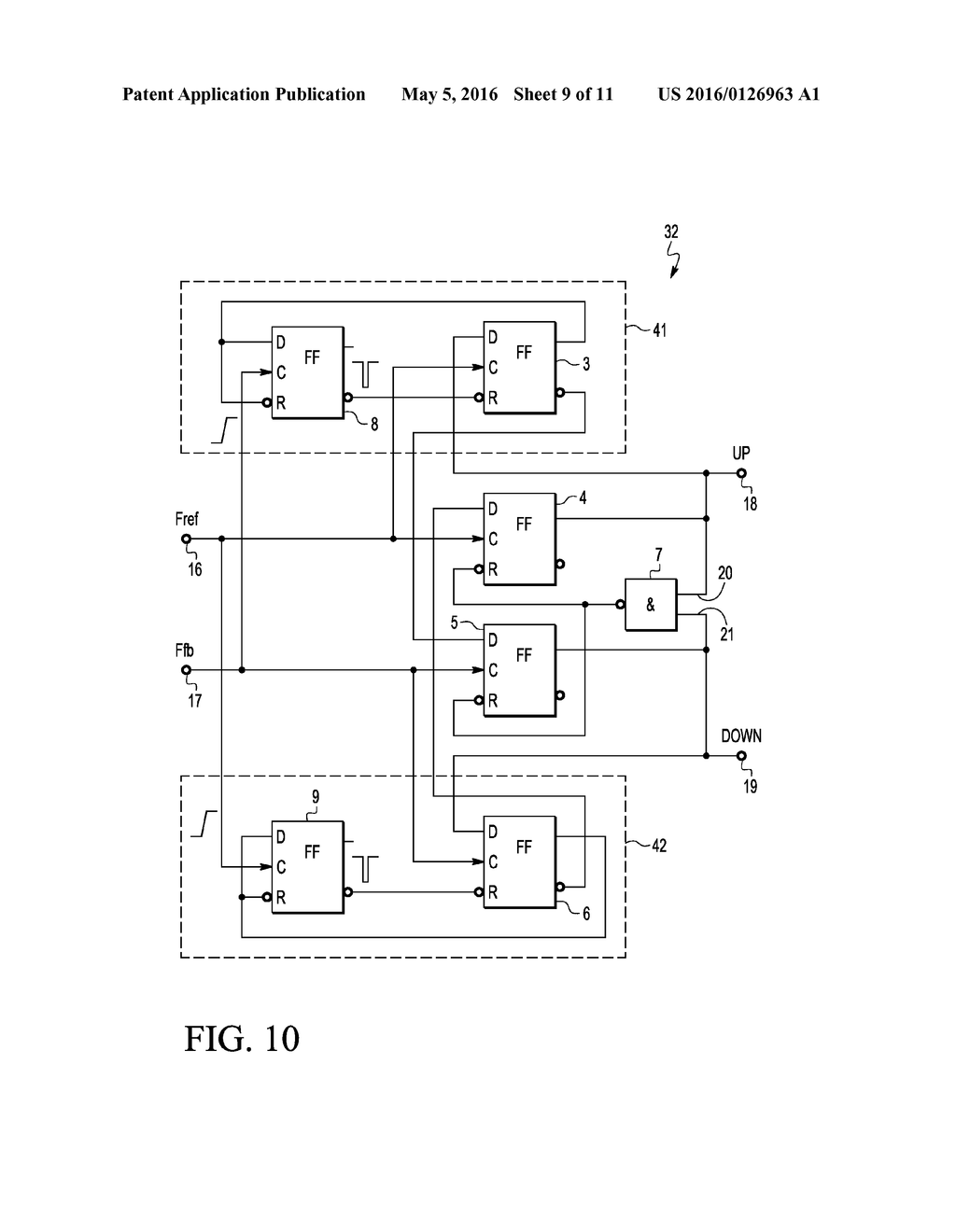 PHASE DETECTOR AND PHASE-LOCKED LOOP - diagram, schematic, and image 10