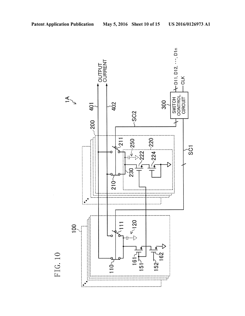 CURRENT TYPE D/A CONVERTER, DELTA SIGMA MODULATOR, AND COMMUNICATIONS     DEVICE - diagram, schematic, and image 11