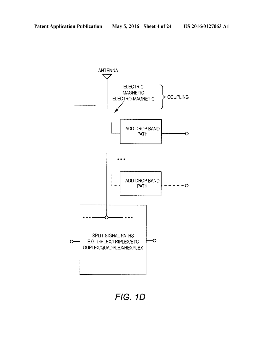 MULTIPLEXERS USING WEAKLY-COUPLED NETWORKS IN RF FRONT END CIRCUITRY - diagram, schematic, and image 05