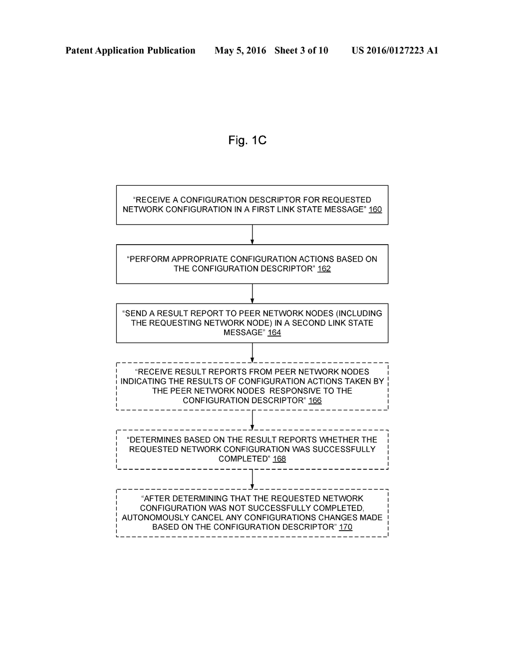 Method for Assured Network State Configuration and Rollback in Link-State     Packet Networks - diagram, schematic, and image 04