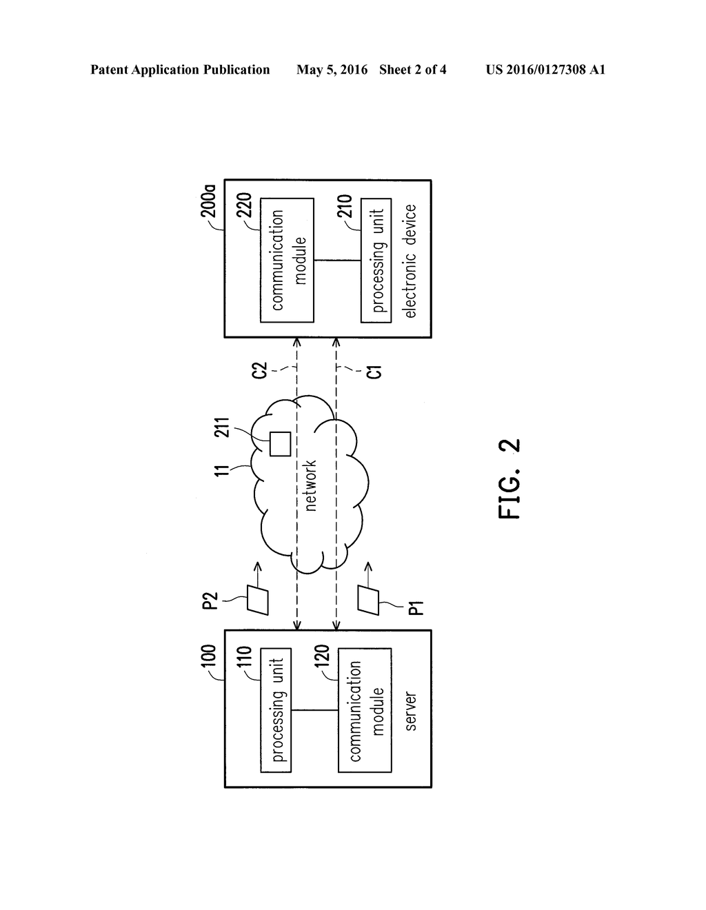 METHOD FOR KEEPING REMOTE CONNECTION, ELECTRONIC DEVICE AND SERVER - diagram, schematic, and image 03